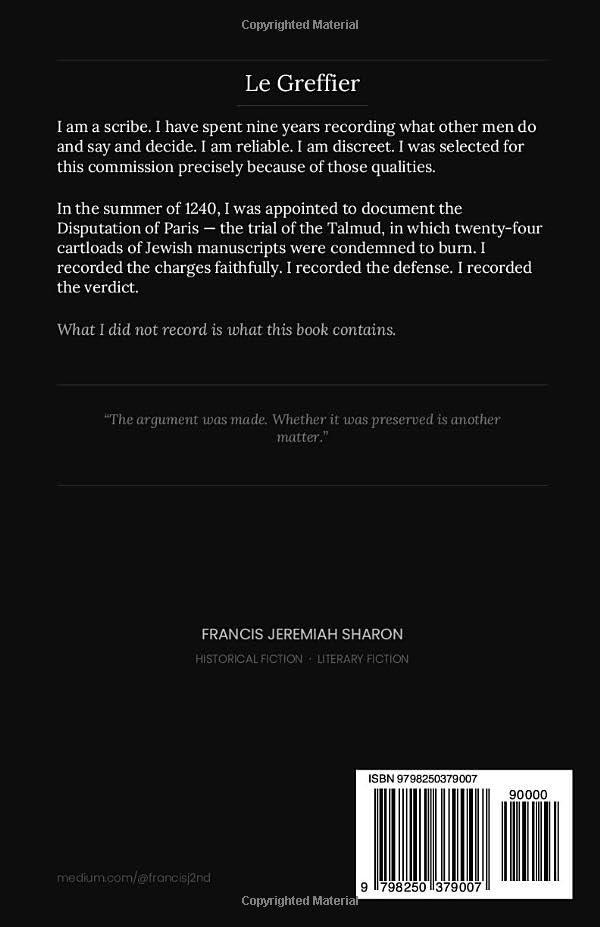 Le Greffier — back cover